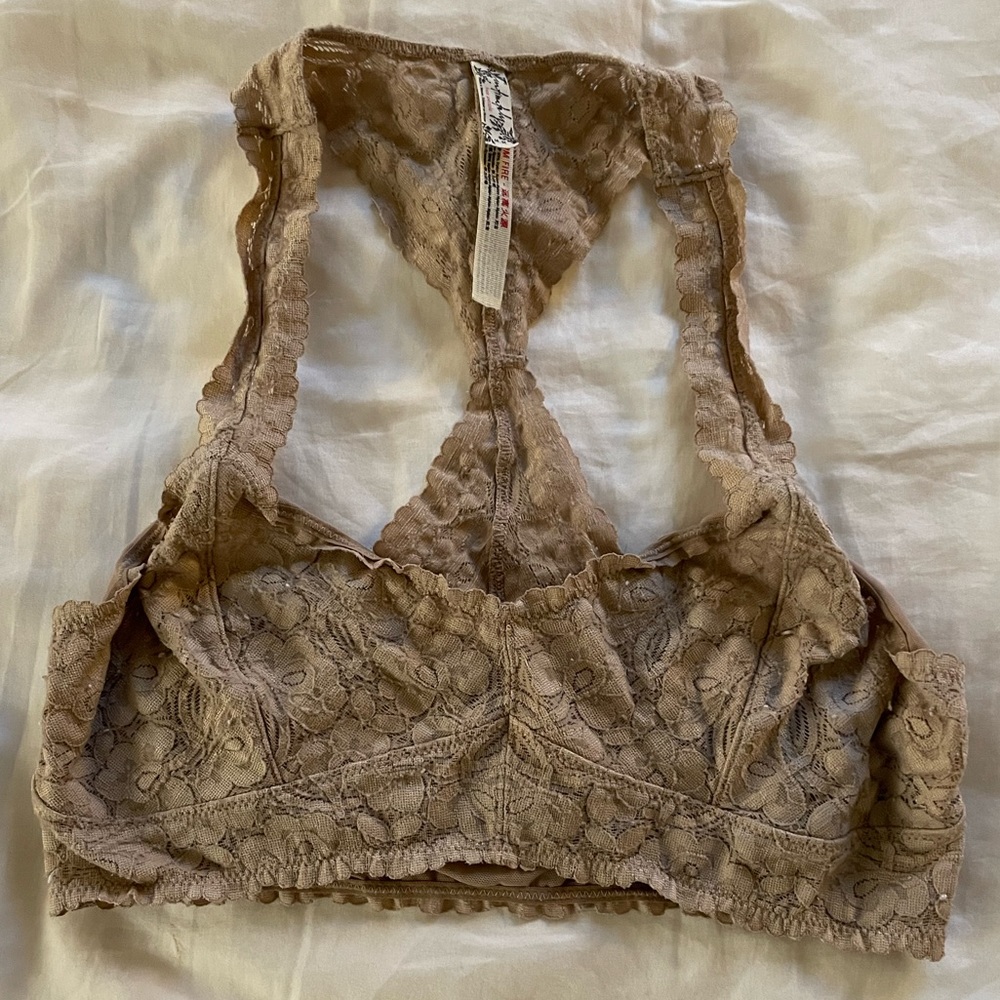 Free People Tan Bralette Size M